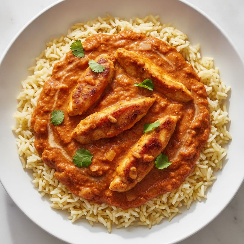 Chicken Tikka Masala with Basmati Rice