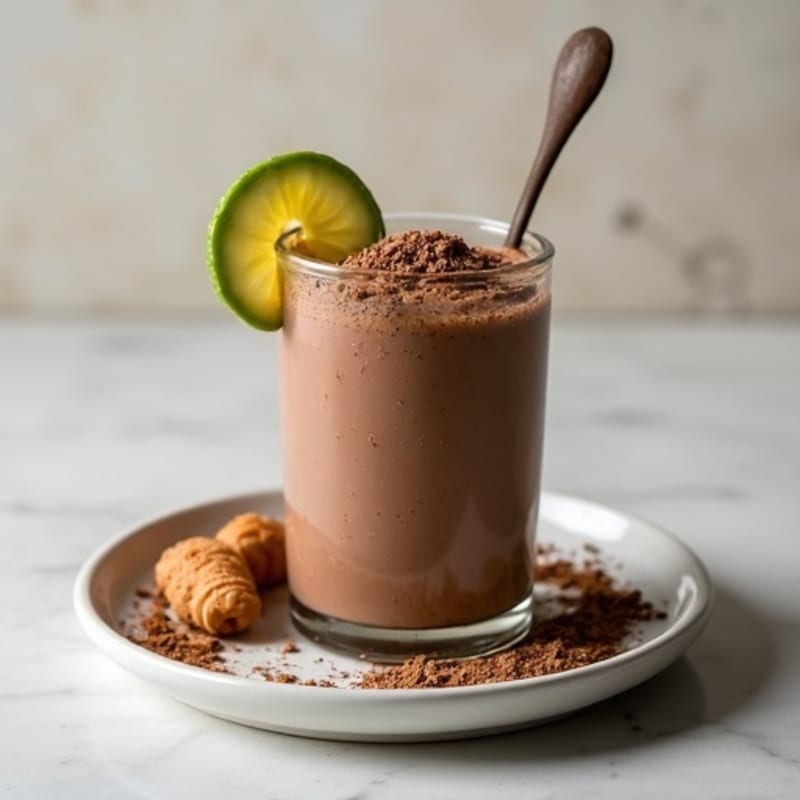 Silky Chocolate Protein Pudding with Chia Seeds