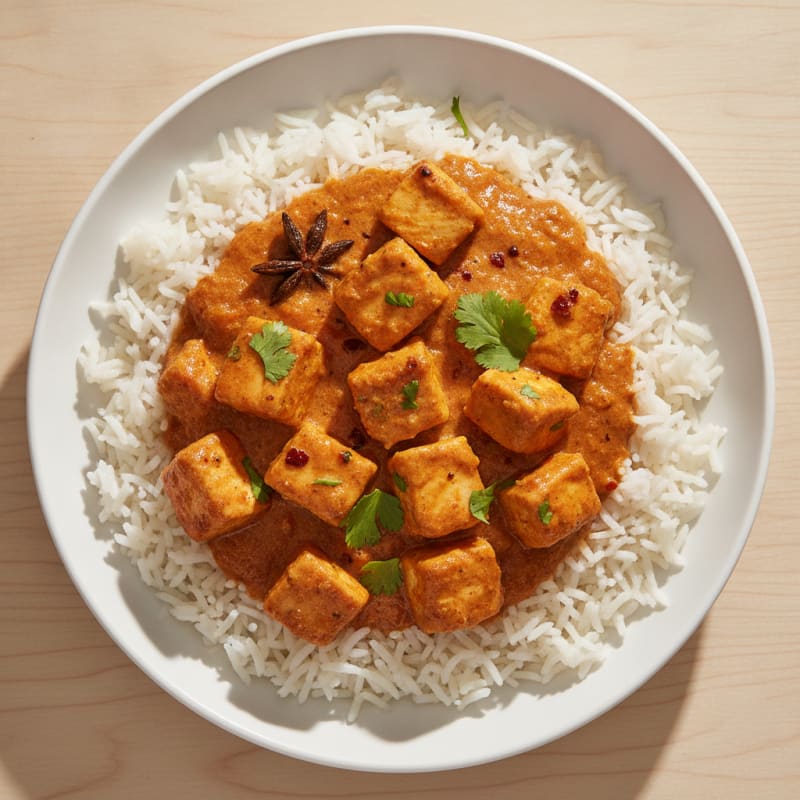 Spiced Butter Chicken with Basmati Rice
