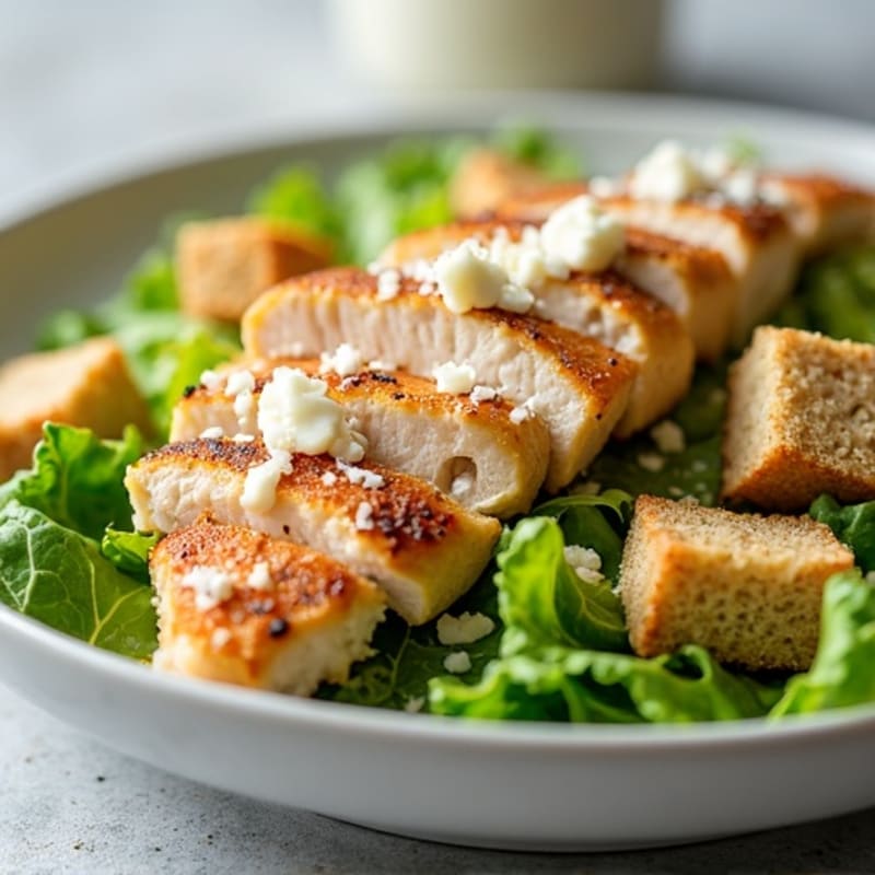 Grilled Chicken Crispy Romaine Caesar Salad