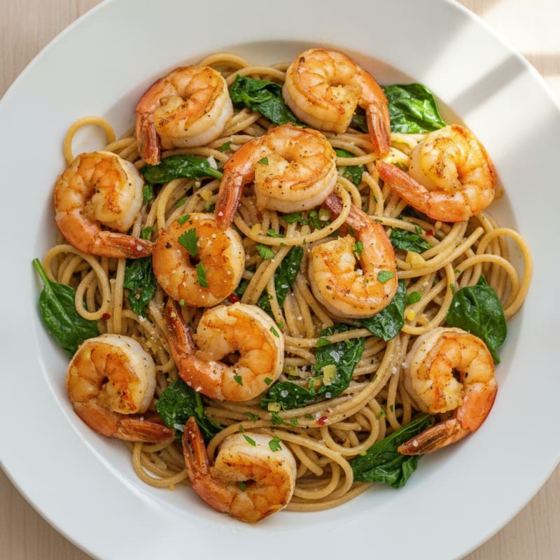 Garlic Butter Shrimp Pasta