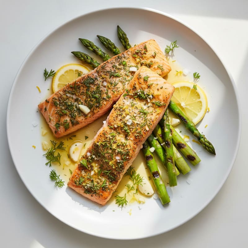 Lemon Herb Grilled Salmon