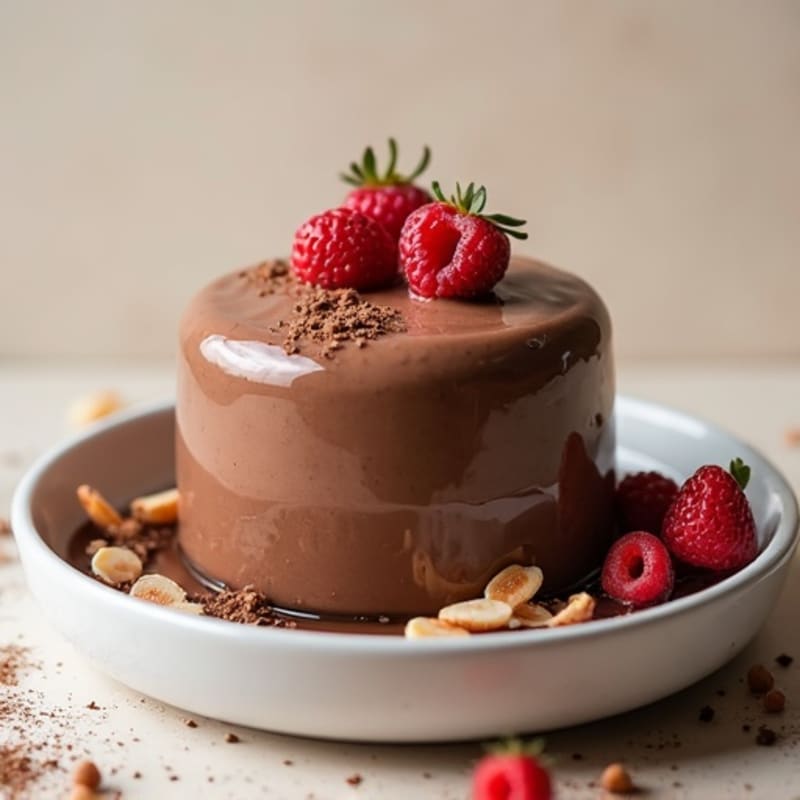 Silky Chocolate Protein Pudding with Greek Yogurt