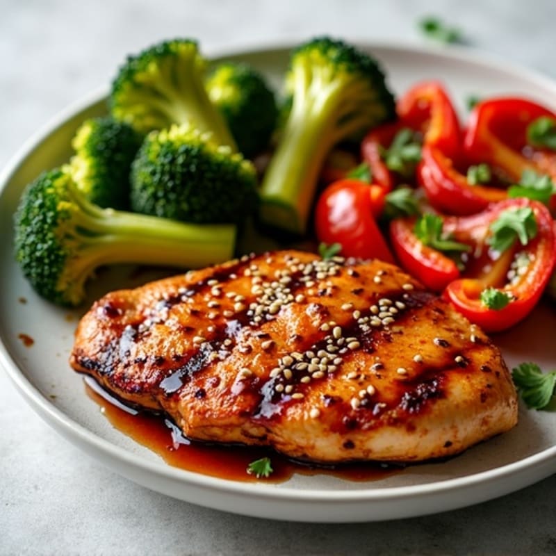 Sheet Pan Teriyaki Chicken and Crispy Roasted Vegetables