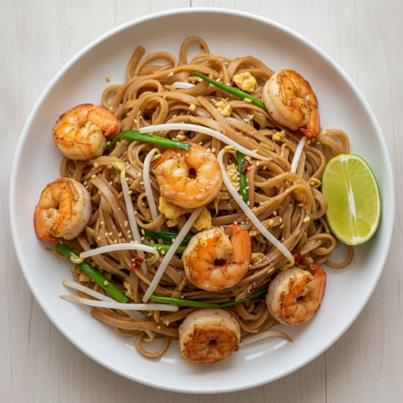 Shrimp Pad Thai Noodles