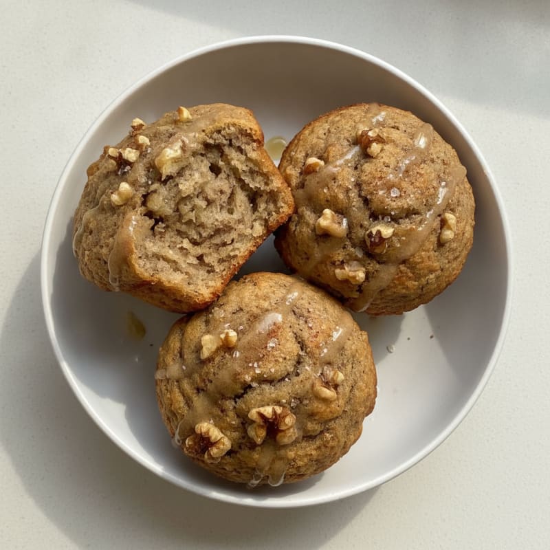 Baked Banana Nut Muffins