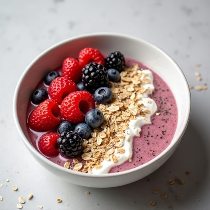 Protein-Packed Vanilla Berry Overnight Oats
