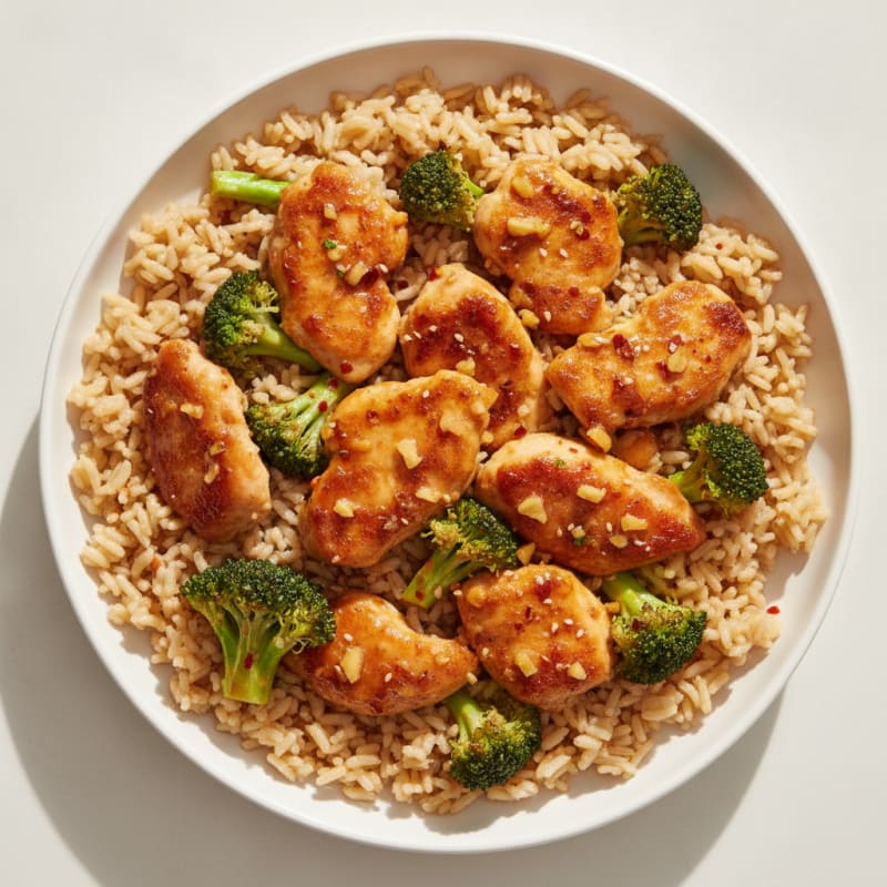 Sweet and Tangy Chicken with Broccoli