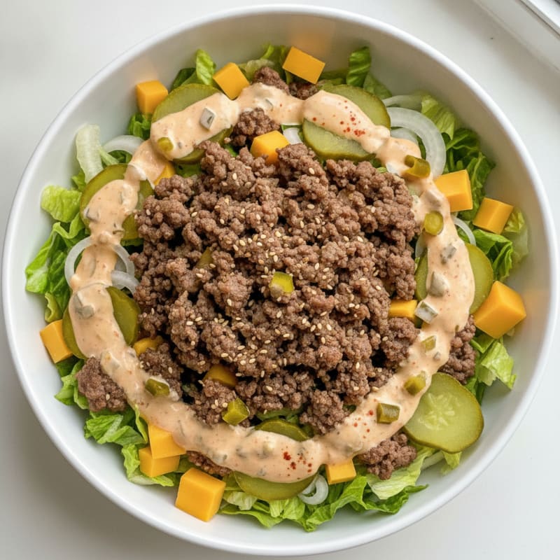Big Mac Protein Bowl
