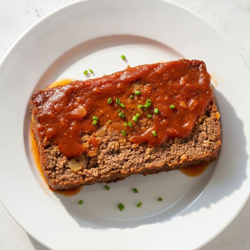 Classic Homestyle Meatloaf with Tomato Glaze