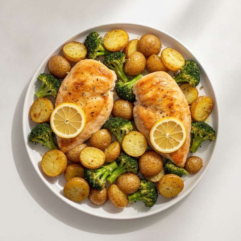 Sheet Pan Lemon Herb Chicken
