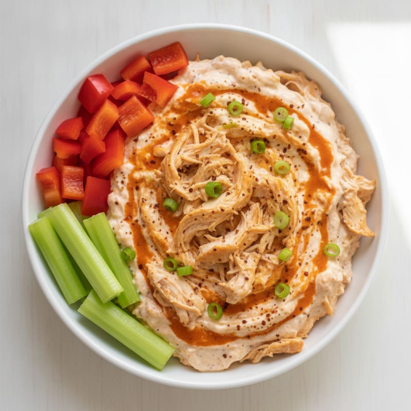 High-Protein Buffalo Chicken Dip Bowl
