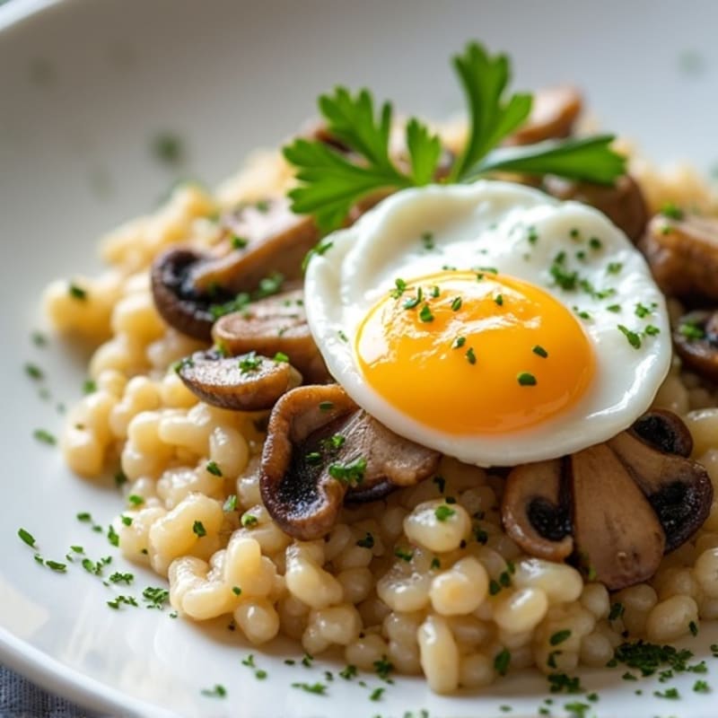 Creamy Mushroom Risotto with Fresh Herbs
