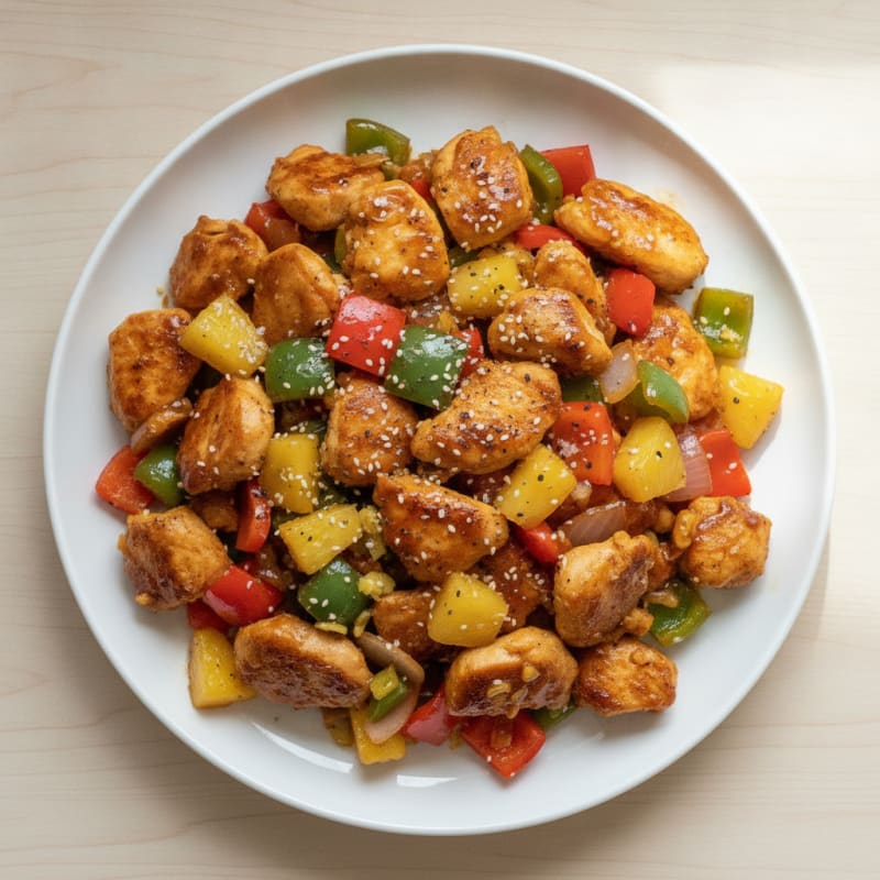 Sweet and Sour Chicken Stir-Fry