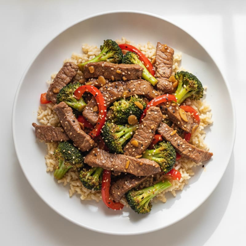 Sesame Beef and Broccoli Stir-Fry