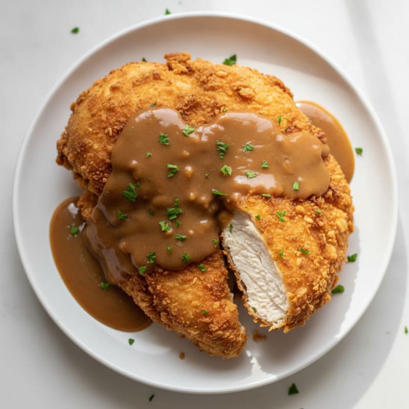Classic Buttermilk Fried Chicken with Gravy