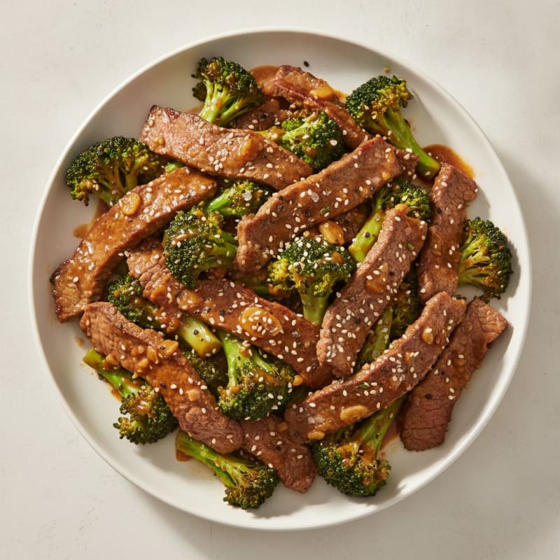 Sesame Beef & Broccoli Stir-Fry