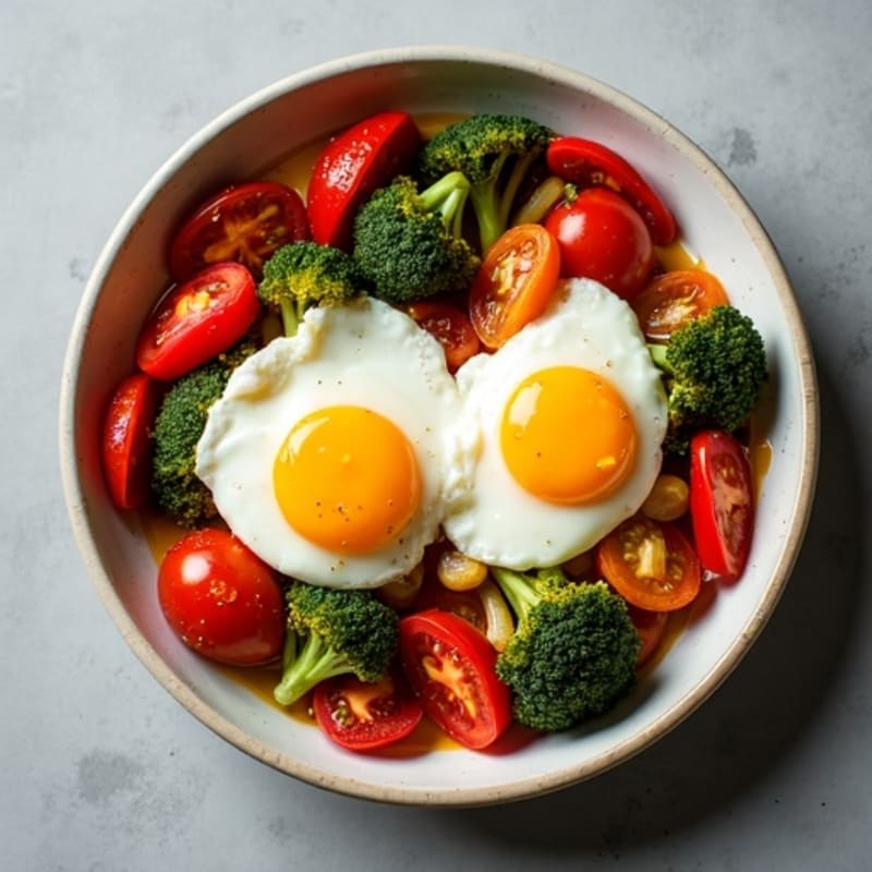 Sheet Pan Eggs with Roasted Vegetables