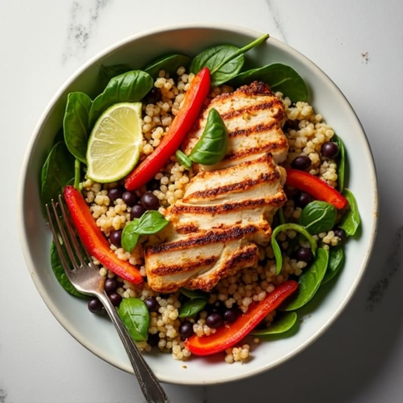 Citrus-Lime Quinoa Black Bean Bowl