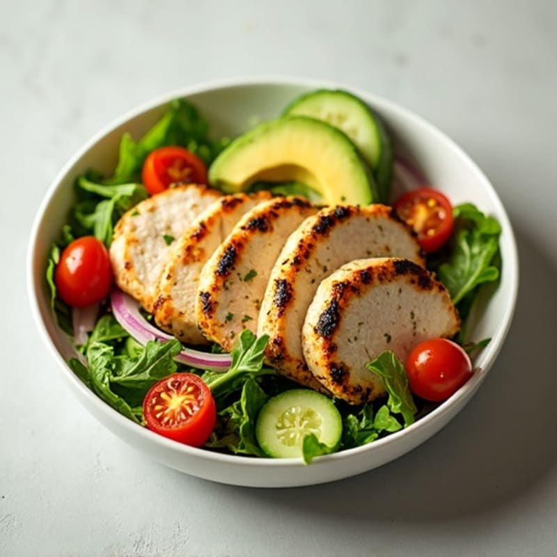 Crisp Mixed Greens Salad with Zesty Lemon Vinaigrette