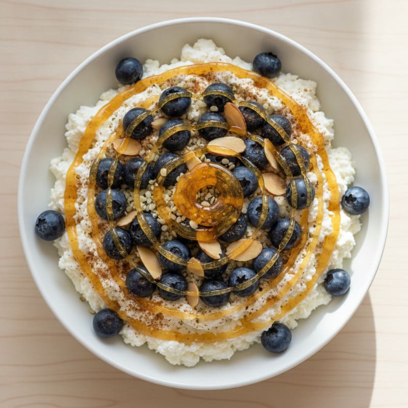 Creamy Cottage Cheese and Berry Protein Bowl