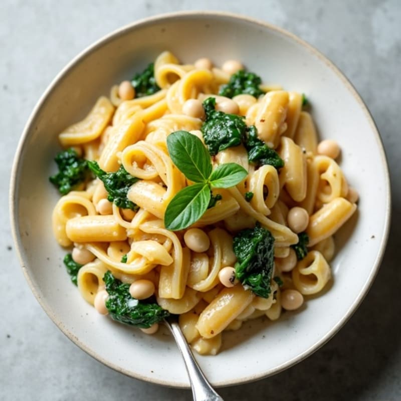 Healthy Creamy Cashew Alfredo Pasta