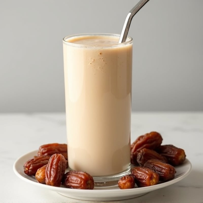 Creamy Vanilla-Date Protein Smoothie