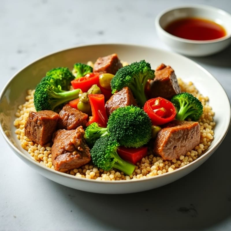Garlic Ginger Beef and Broccoli Stir-Fry