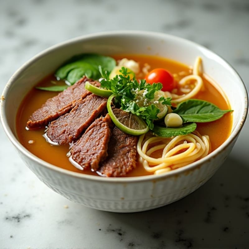 Ginger-Lemongrass Beef Noodle Soup