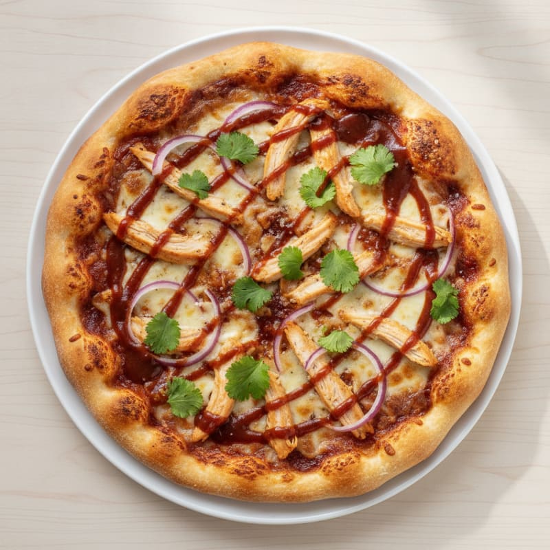 High-Protein BBQ Chicken Pizza