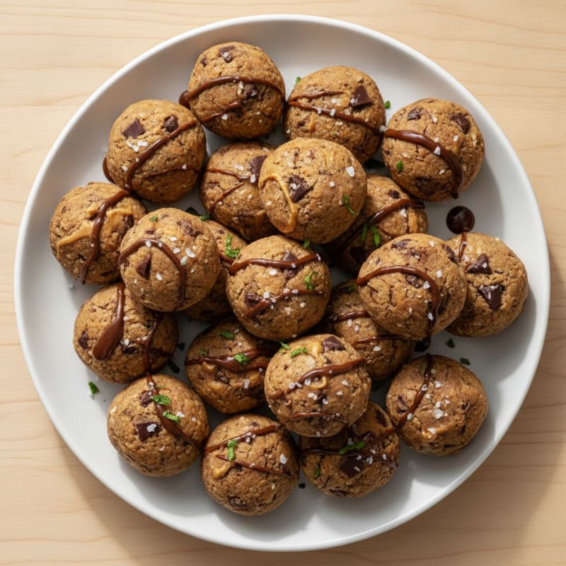 No-Bake Chocolate Chip Protein Cookie Dough Bites