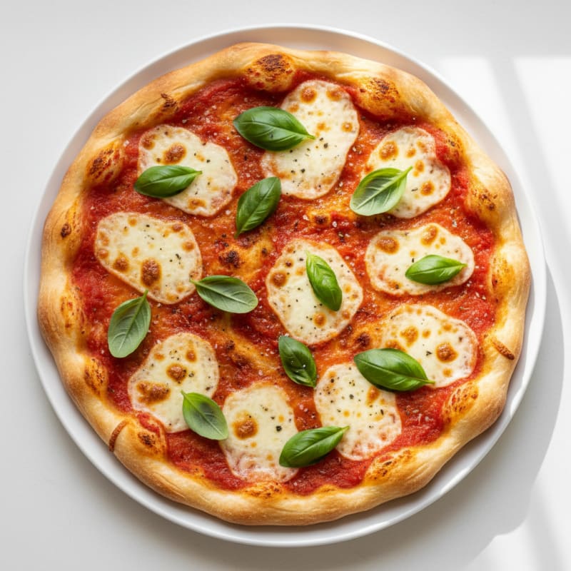 Classic Margherita Pizza with Fresh Basil