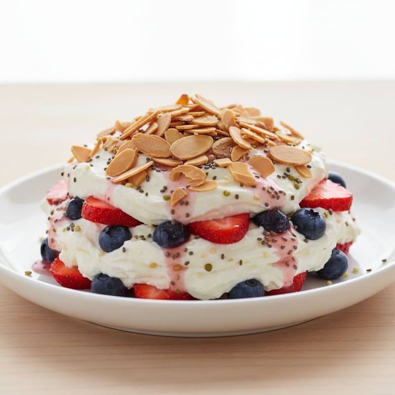 Creamy Greek Yogurt Protein Parfait with Berries