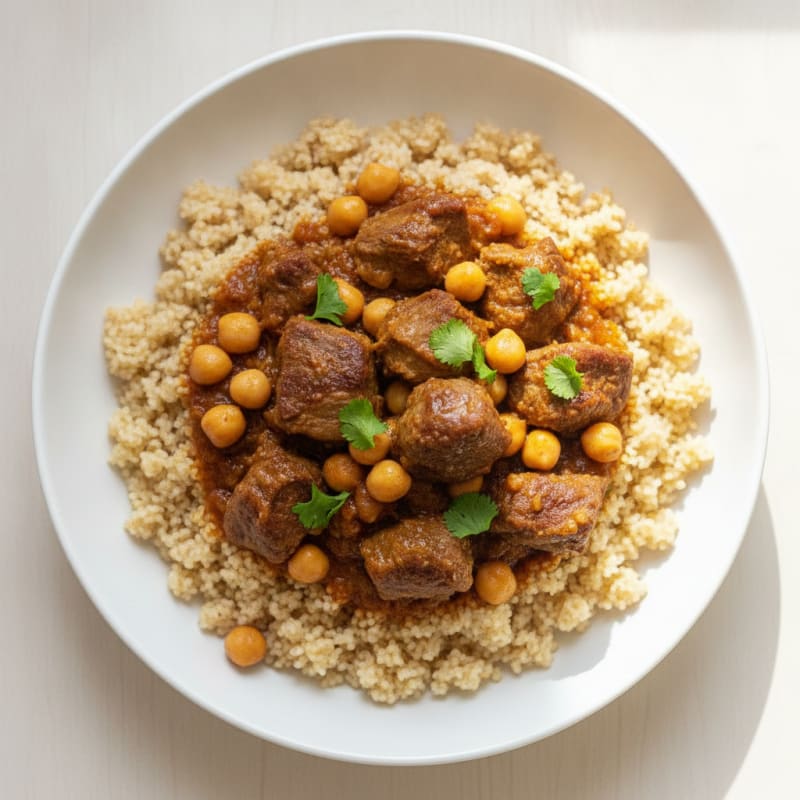 Moroccan Lamb Tagine with Couscous