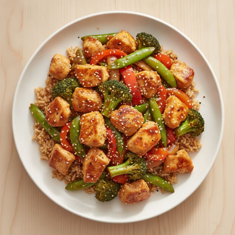 Teriyaki Chicken Stir-Fry with Vegetables