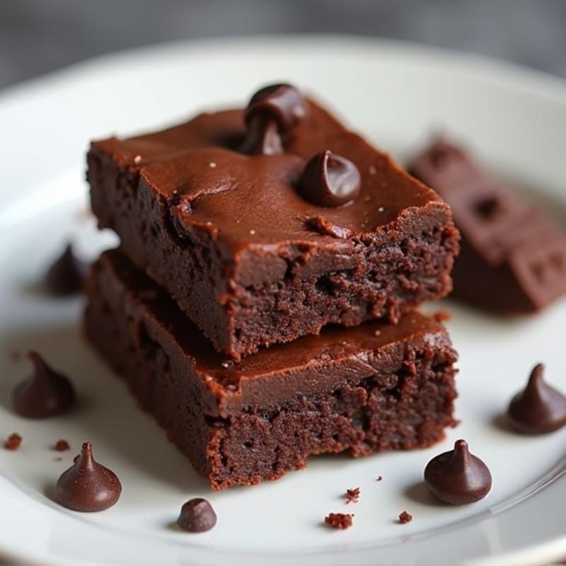 Protein-Rich Dark Chocolate Sweet Potato Brownies