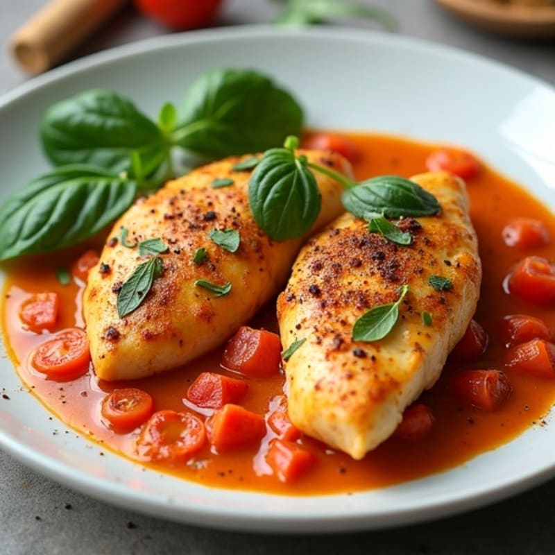 Creamy Tomato Spiced Chicken