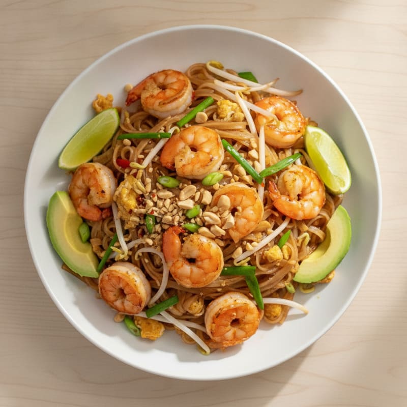 Shrimp Pad Thai Noodles