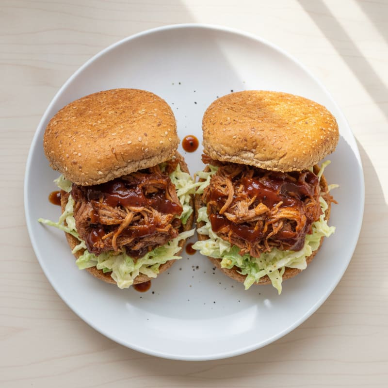 Slow-Cooked BBQ Pulled Pork Sandwiches