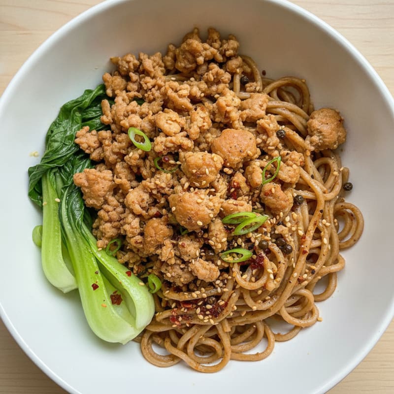 Sichuan Chili Pork Dan Dan Noodles