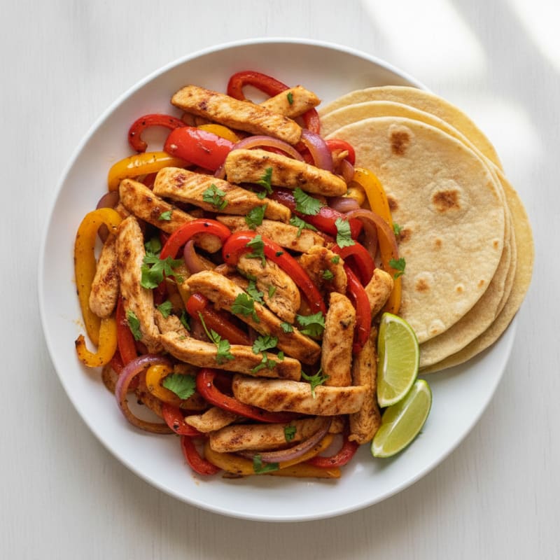 Sheet Pan Chicken Fajita with Peppers