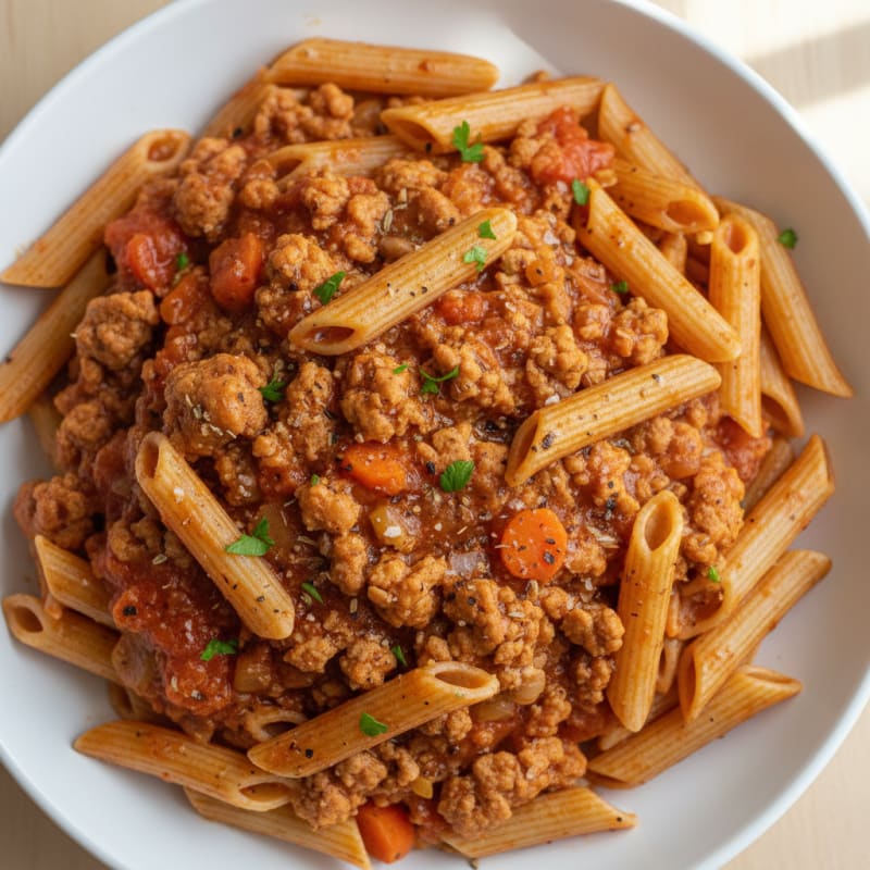 Savory Pork Ragu Pasta