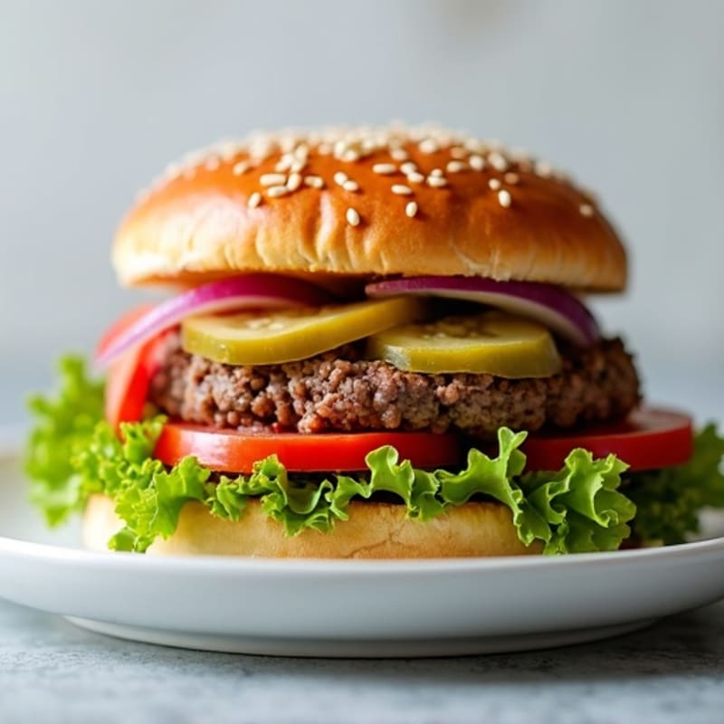 Protein-Packed Lean Ground Beef Big Mac Salad