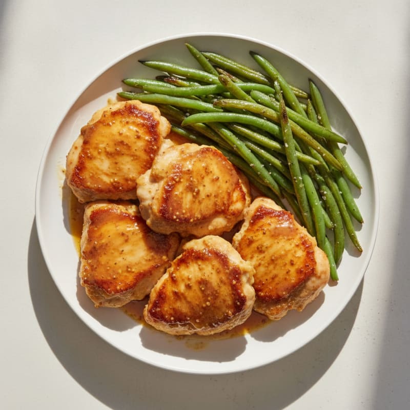 Honey-Mustard Glazed Chicken Thighs