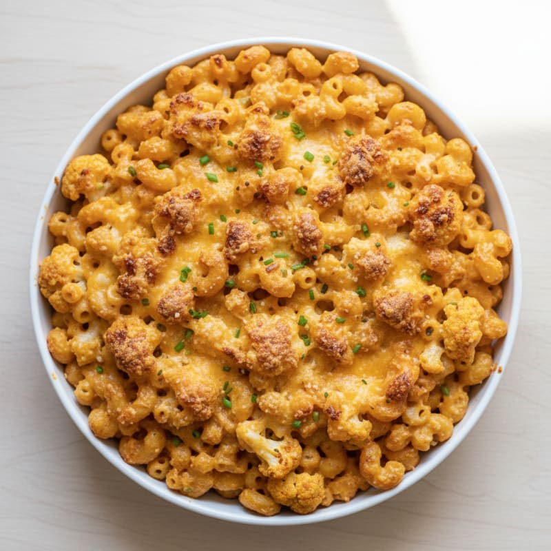 Baked Macaroni with Three Cheeses