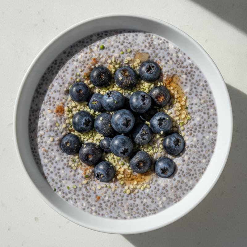 Blueberry Chia Seed Pudding