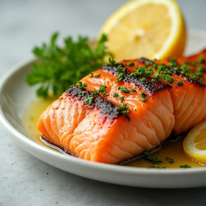 Lemon Herb Grilled Salmon