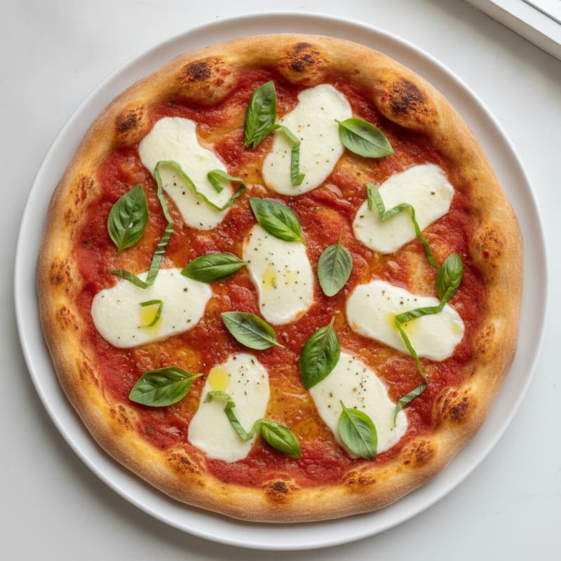 Classic Margherita Pizza with Fresh Basil