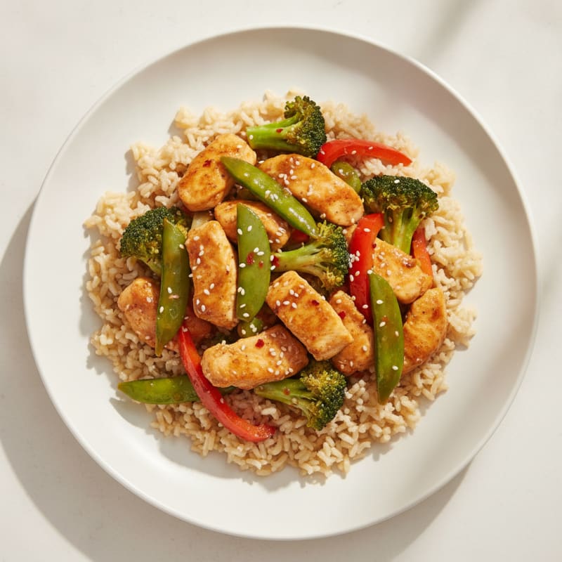 Teriyaki Chicken Stir-Fry with Vegetables