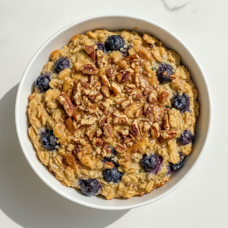 Baked Berry Pecan Oatmeal
